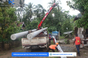 Jual Tiang Listrik Beton Kirim ke Tanjung Jabung Barat